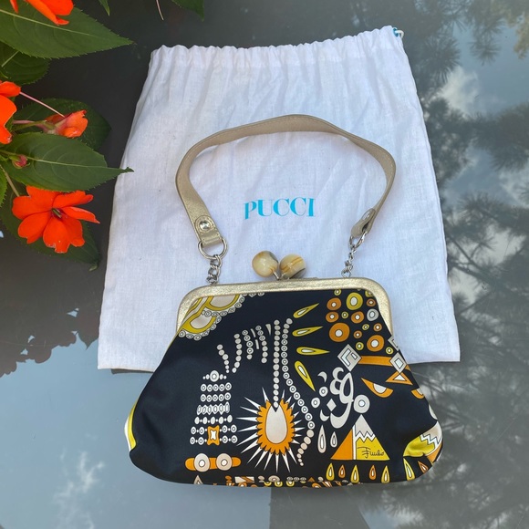 Emilio Pucci silk hand bag - Picture 2 of 12